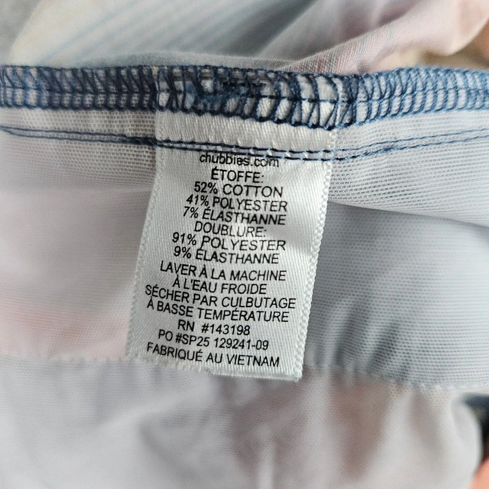 Chubbies Malibu Sunset Men's XXL Lined 7
